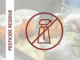 Pesticide residue test report Cordyceps militaris